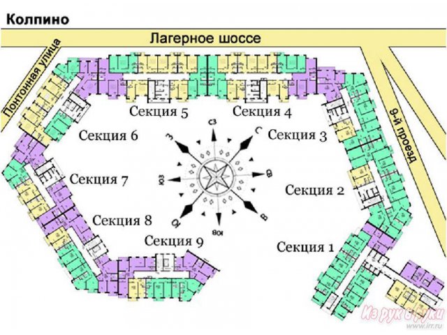 1-комн. кв.,  лагерное шоссе,  57,  11/12,  площадь:  общая 43 кв. м.,  жилая 18 кв. м.,  кухня 12 кв. м.,  с/у совмещённый,  без отделки,  балкон/лоджия в городе Санкт-Петербург, фото 7, Новостройки