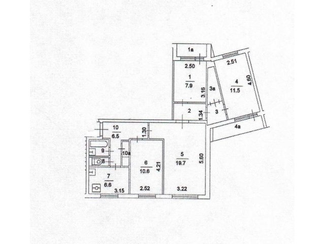 Продается 4-комн.  кв.,  м.  Юго-западная,  ул.  26 Бакинских Комиссаров,  д.  3,  корп.  1,  пл.  73,5 кв. м в городе Москва, фото 8, Вторичный рынок