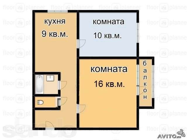 Продается 2-к квартира 46 кв.м, Юбилейный, Маяковского ул. в городе Юбилейный, фото 1, Московская область