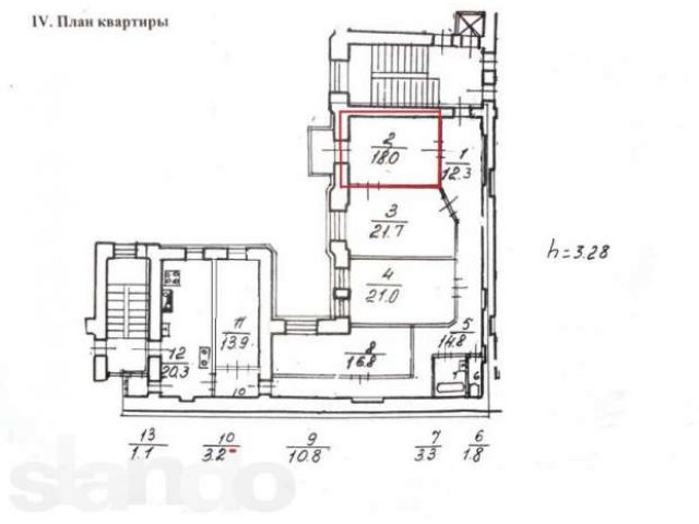 Продается уютная светлая комната 18 м2. 5 мин. пеш.м.Василеостровская. в городе Санкт-Петербург, фото 5, Ленинградская область