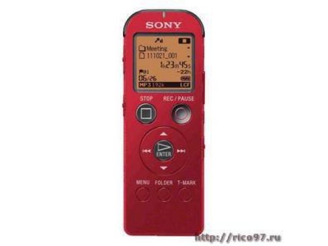 Цифровой диктофон Sony ICDUX522R. CE7 2Gb Red в городе Тула, фото 1, стоимость: 4 000 руб.