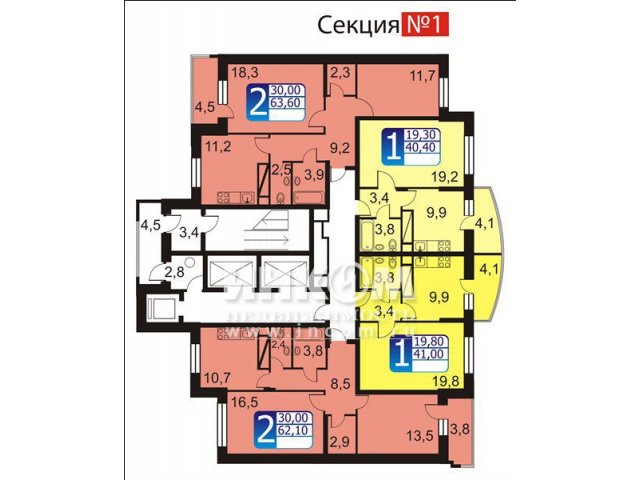 Продается 2-комн.  кв.,  этаж:  17/19.00,  общая площадь:  66.70 кв. м.,  жилая площадь:  40.40 кв. м. в городе Балашиха, фото 5, стоимость: 4 068 700 руб.