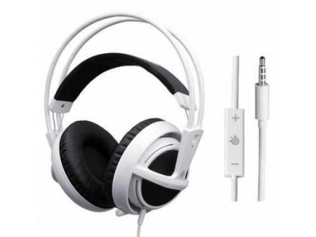 Компьютерная гарнитура SteelSeries Siberia v2 full-size headset  White в городе Тюмень, фото 1, стоимость: 3 690 руб.