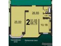 2-комн. кв.,  Батавина,  6 микрорайон,  9/18 общая 66.76 кв. м. в городе Саратов, фото 4, Саратовская область