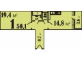 Продам квартиру в новостройке 50.10 кв. м.  М. О.,  Люберецкий р-н. в городе Люберцы, фото 2, стоимость: 3 200 000 руб.
