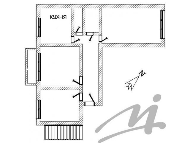 Москва,  продам,  3-комн.  кв-ру,  Ленинский пр-т,  32,  3 мин. п.  от метро Ленинский проспект МИЭЛЬ в городе Москва, фото 2, Вторичный рынок