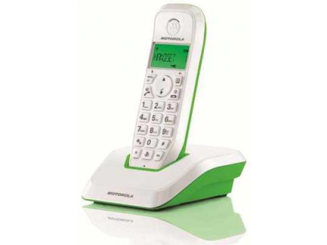 Радио-телефон Motorola S1201 Green White в городе Нижний Тагил, фото 1, стоимость: 1 020 руб.