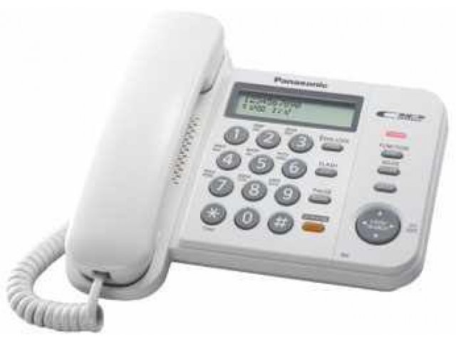 Проводной телефон Panasonic KX-TS2358RU-W в городе Ростов-на-Дону, фото 1, стоимость: 1 190 руб.