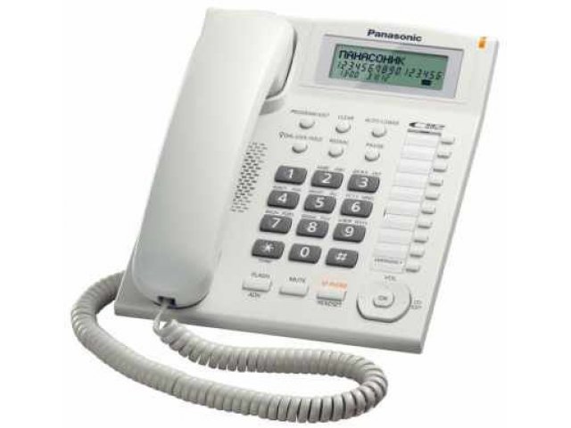 Проводной телефон Panasonic KX-TS2388RUW White в городе Челябинск, фото 1, стоимость: 1 690 руб.