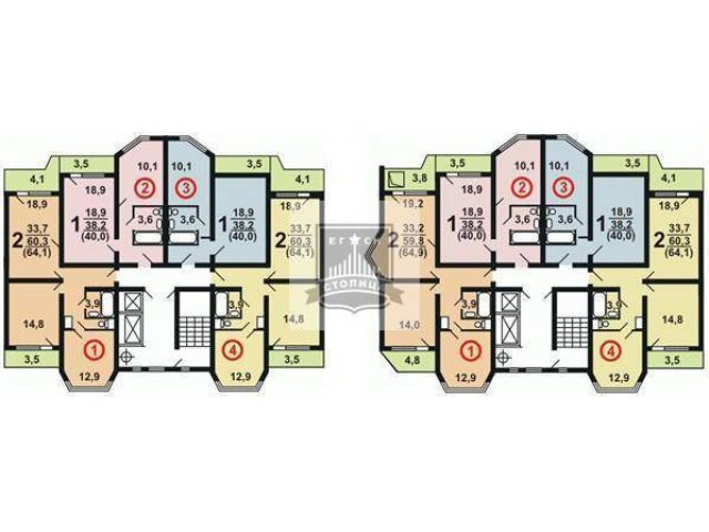 Продается 2 комн.  кварт.  на 8 этаже 17-этажного дома,  дом монолитный.  Общая площадь 64 кв. м.,  жилая 35 кв. м.,  кухни 14 кв. м.,  комнаты.. . в городе Москва, фото 2, Вторичный рынок