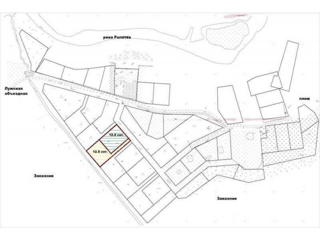 Участок 12.50 соток,  Лужский р-н,  Луга в городе Луга, фото 3, Земельные участки