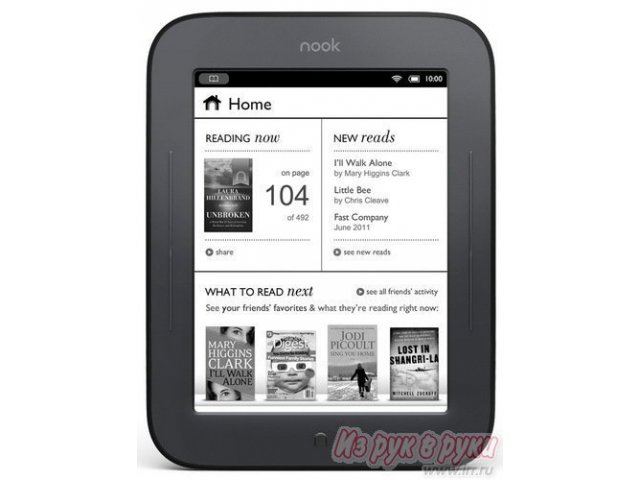 Продам:  электронная книга Barnes &  Noble Nook Simple Touch в городе Ижевск, фото 1, стоимость: 4 500 руб.