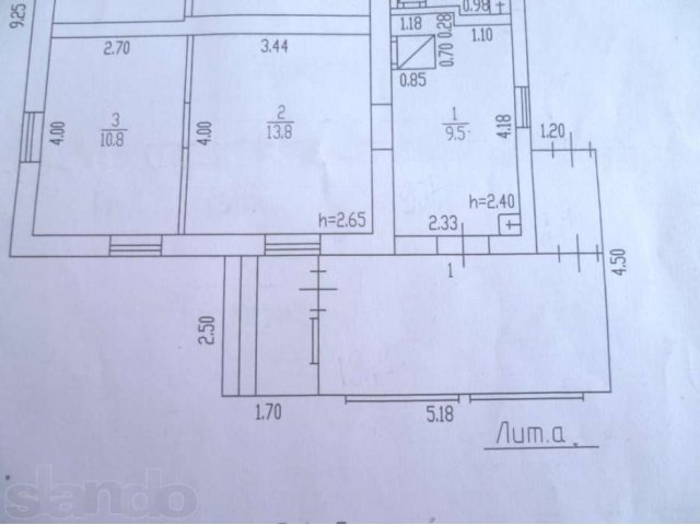 Продаю полдома на горе (рядом к-т Алтай) в городе Барнаул, фото 3, стоимость: 1 390 000 руб.