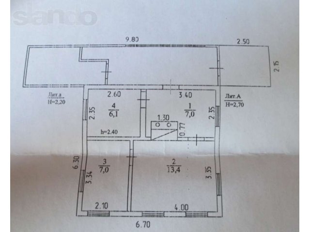 Продам дом в д. Красная, ул. Береговая в городе Кемерово, фото 1, стоимость: 1 000 000 руб.