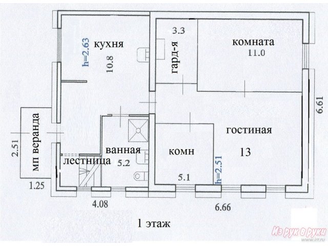 Коттедж 110 кв. м,  Благовещенск ,  Батарейная-Красноармейская,  площадь участка 10 соток в городе Благовещенск, фото 1, Амурская область