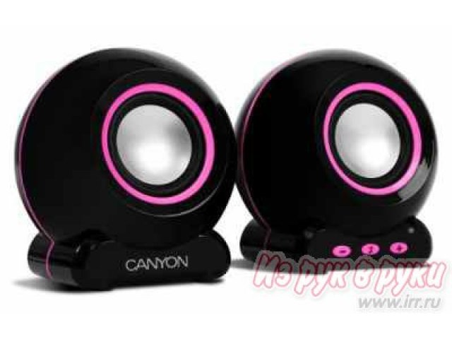 Компьютерная акустика Canyon CNR-SP20BP Black/Pink в городе Нижний Тагил, фото 1, стоимость: 590 руб.
