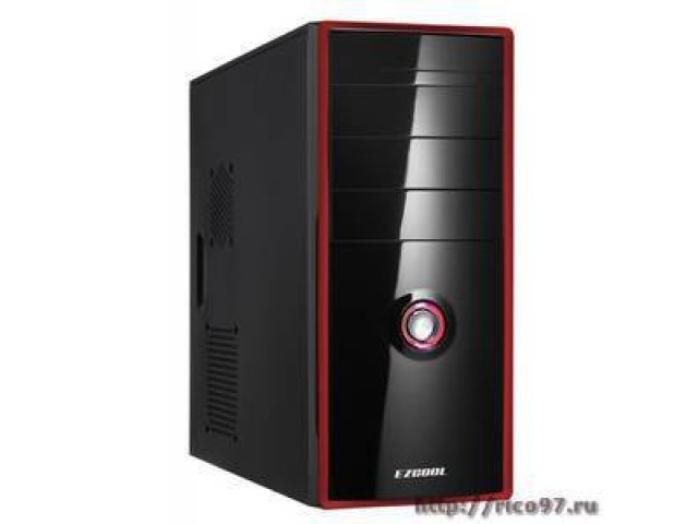 Корпус Ezcool NA-750R black red led w/o PSU ATX USB 2.0*2 Audio в городе Тула, фото 1, стоимость: 940 руб.