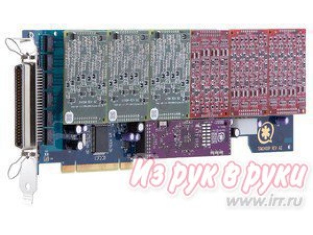 Аналоговая PCI-плата Digium на базе TDM2400P с установленными модулями 8 FXS,  8 FXO,  без модуля.. . в городе Москва, фото 1, стоимость: 39 040 руб.