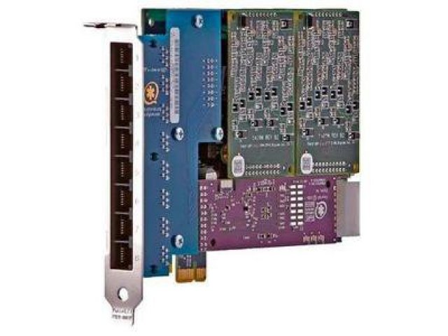 Аналоговая PCI Express плата Digium на базе AEX800 с установленными модулями 6 FXO,  без модуля э.. . в городе Москва, фото 1, стоимость: 20 810 руб.