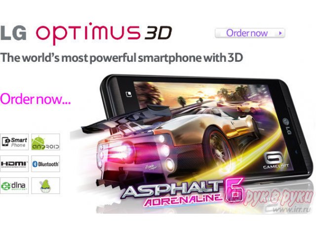 Продам мобильный телефон LG Optimus 3D P920 б/у в городе Оренбург, фото 2, Мобильные телефоны