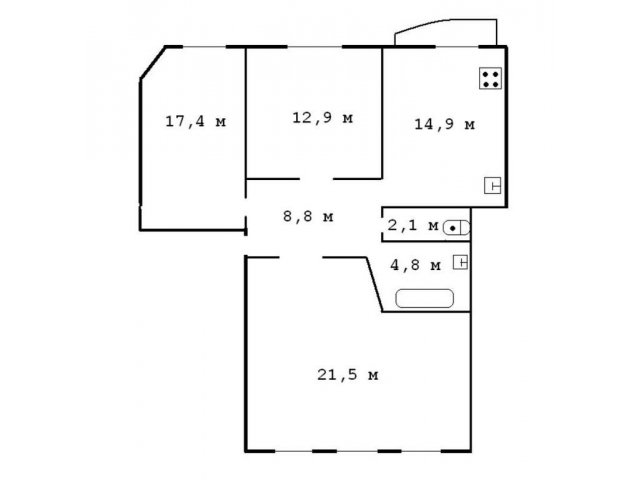 Продаётся 3-комн.  квартира.  Ярославль,  Кооперативная ул, 17, корп. 2,  общая площадь 84.00 кв. м. в городе Ярославль, фото 2, Вторичный рынок