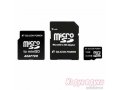 Карта памяти Silicon Power microSDHC 16Gb Class 10 + adaptor(2) в городе Тюмень, фото 1, Тюменская область