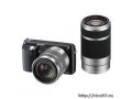 PhotoCamera Sony Alpha NEX-F3Y Kit black 16.1Mpix 18-55 / 55-210 3  1080i SDHC MS Pro Duo turLCD rotLCD TouLCD Ком-т с объективамиNP-FW50 в городе Тула, фото 1, Тульская область