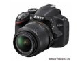 PhotoCamera Nikon D3200 KIT black 24.2Mpix 18-55VR 3  1080p SD Набор с объективомEN-EL14 в городе Тула, фото 1, Тульская область