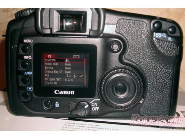 Цифровой фотоаппарат Canon EOS 20D Kit,  зеркальный (TTL) в городе Кисловодск, фото 2, Ставропольский край