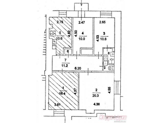 Помещение  83.3 кв. м,  1-я линия,   Ленинградский проспект,   14к1,  этаж 1/9,  жилое здание,  ремонт в городе Москва, фото 9, Московская область