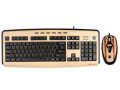 Клавиатура G-Cube GKSP-2305B Mad For Plaid Beige USB (клавиатура+мышь) в городе Екатеринбург, фото 1, Свердловская область