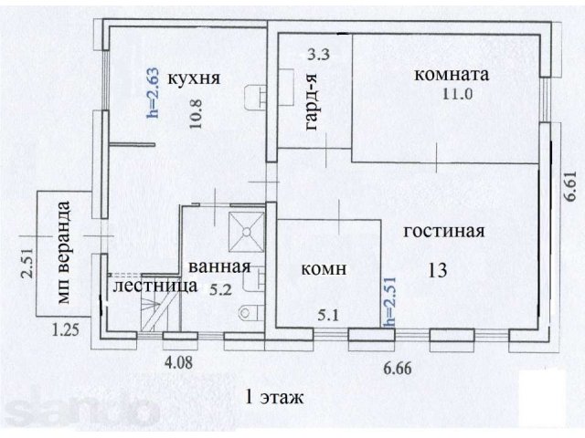 Продам коттедж 110 кв.м. Красноармейская-Батарейная в городе Благовещенск, фото 3, стоимость: 7 800 000 руб.