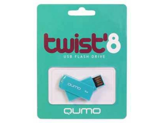 Флеш-карта Qumo Twist 8Gb Turquoise в городе Челябинск, фото 1, стоимость: 490 руб.