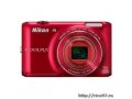 PhotoCamera Nikon CoolPix S6400 red 16Mpix Zoom12x 3  1080 78Mb SDHC BSI-CMOS opt TouLCD EN-EL19 в городе Тула, фото 1, Тульская область