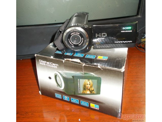 Продам:  видеокамера Sony HDR-CX360E в городе Барнаул, фото 1, стоимость: 3 200 руб.