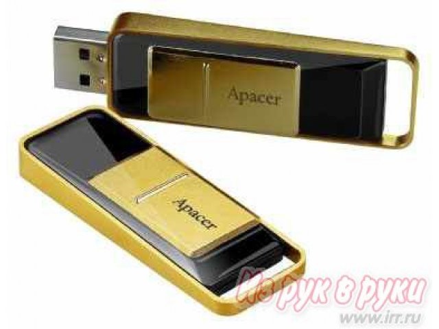 Флеш-карта Apacer AH522 8Gb Gold в городе Челябинск, фото 1, стоимость: 690 руб.