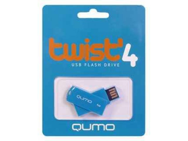 Флеш-карта Qumo Twist 4GB Marine в городе Челябинск, фото 1, стоимость: 390 руб.