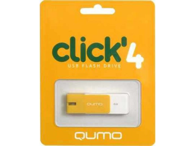 Флеш-карта Qumo Click 4Gb Amber в городе Челябинск, фото 1, стоимость: 390 руб.