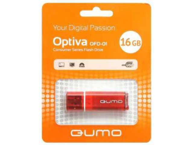 Флеш-карта Qumo Optiva 01 16GB Red в городе Челябинск, фото 1, стоимость: 590 руб.