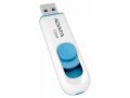 Флеш-карта A-Data C008 64GB White blue в городе Челябинск, фото 1, Челябинская область