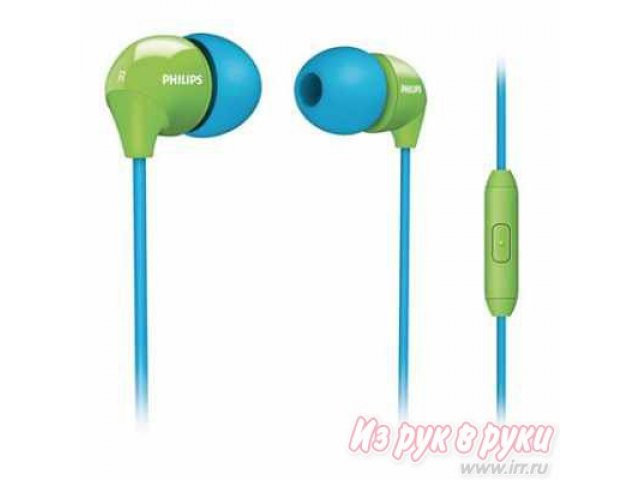 Наушники-затычки Philips SHE3575BG Blue Green в городе Пермь, фото 1, стоимость: 890 руб.