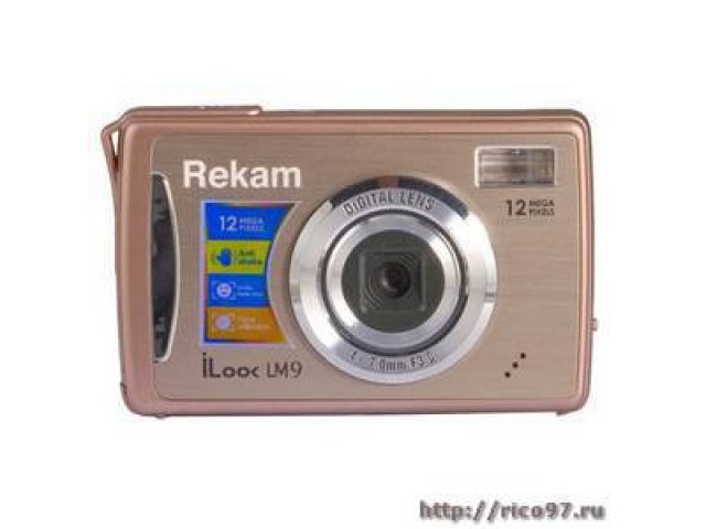 PhotoCamera Rekam iLook LM9 gold 12Mpix 2.4  SDHC CCD 1x0 0minF 0fr/s 0fr/s AAA в городе Тула, фото 1, стоимость: 1 550 руб.