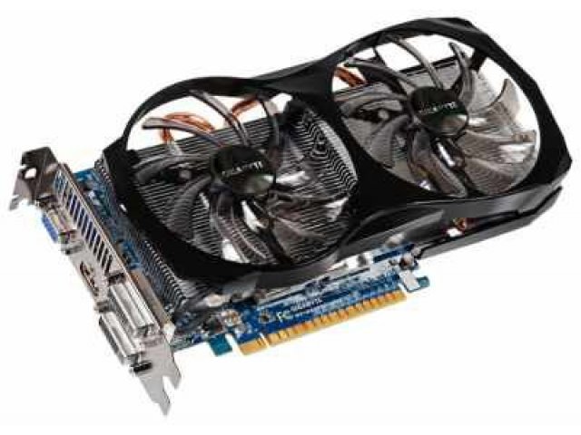 Видеокарта Gigabyte GeForce GTX 650 Ti 1032Mhz PCI-E 3.0 2048Mb 5400Mhz 128 bit 400W VGA 2xDVI HDMI HDCP (GV-N65TOC-2GI) в городе Челябинск, фото 1, стоимость: 5 790 руб.