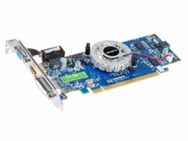 Видеокарта Gigabyte Radeon HD 6450 625Mhz PCI-E 2.1 512Mb 1600Mhz 64 bit DVI HDMI HDCP в городе Челябинск, фото 1, стоимость: 1 490 руб.