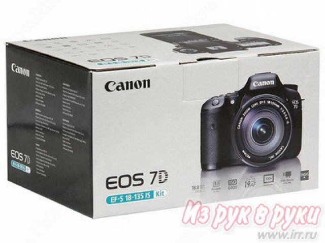 Цифровой фотоаппарат Canon EOS 7d kit 18-135 IS в городе Нижний Новгород, фото 2, Нижегородская область