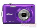 Фотоаппарат Nikon Coolpix S3300 Violet в городе Тюмень, фото 1, Тюменская область