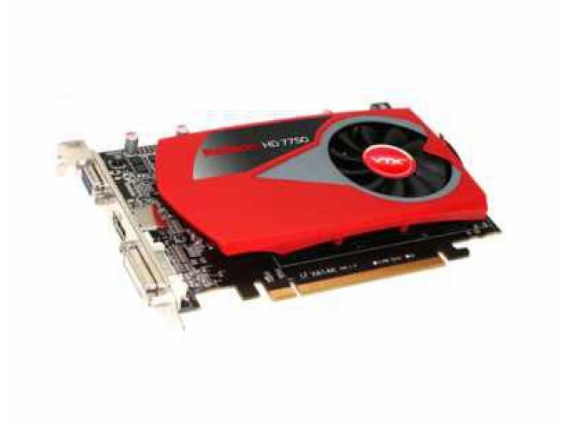 Видеокарта VTX3D Radeon HD 7750 800Mhz PCI-E 3.0 4096Mb 1600Mhz 128 bit 400W VGA DVI HDMI HDCP (VX7750 4GBK3-H) в городе Челябинск, фото 1, стоимость: 3 790 руб.