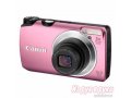 Фотоаппарат Canon PowerShot A3300 IS Pink в городе Нижний Тагил, фото 1, Свердловская область