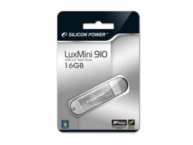 Флеш-карта Silicon Power LuxMini 910 16Gb Silver в городе Екатеринбург, фото 1, стоимость: 790 руб.