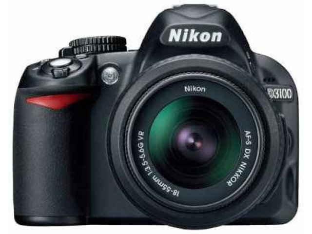 Зеркальный фотоаппарат Nikon D3100 Kit 18-55 VR Black в городе Уфа, фото 1, стоимость: 16 290 руб.